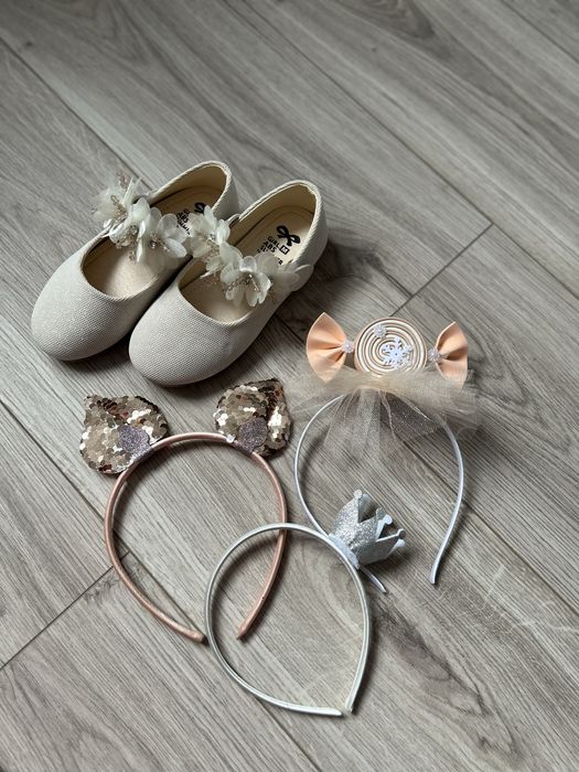 Святкова сукня сніжинка, цукерочка, принцеса, туфлі, обруч