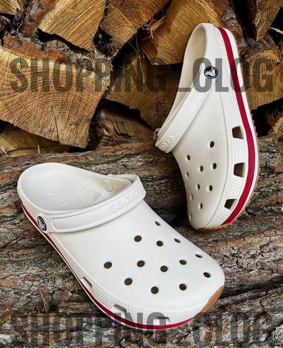 Чоловічі крокси сабо classic retro runner black/white/atmosphere crocs