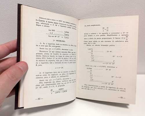 Mini livro - Tábuas de Logaritmos