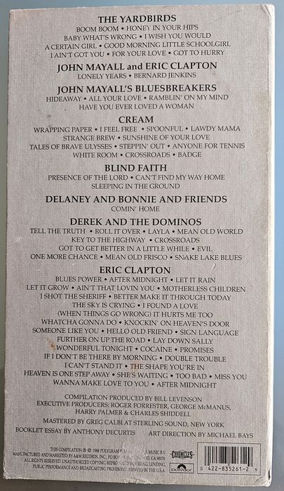 Eric Clapton  Crossroads 4 cd