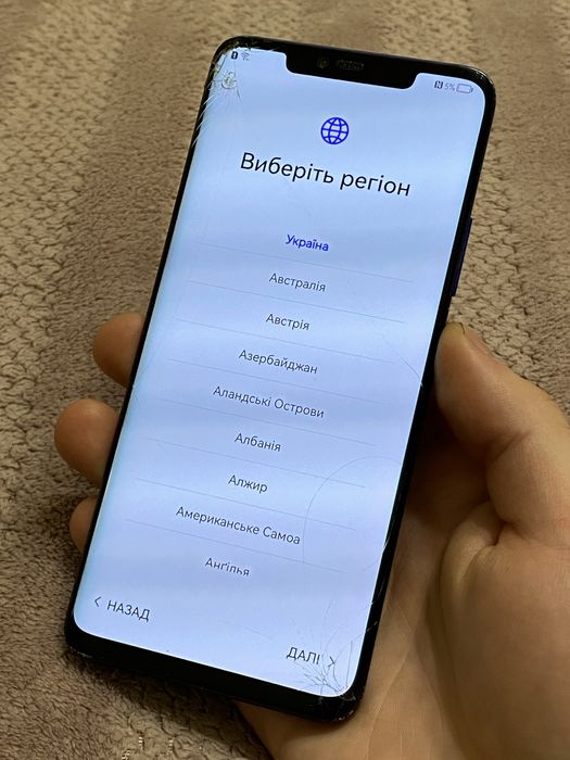 Телефон Huawei Mate 20 pro (під переклей )