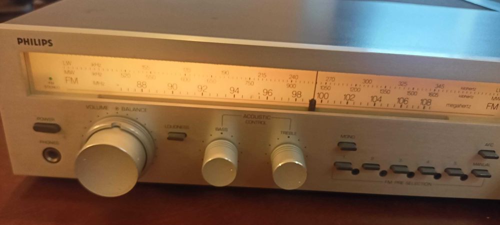 Amplituner Philips AH602 z lat 80.