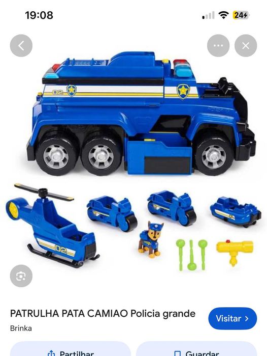 Ultimate Cruiser 5 em 1 do Chase da Patrulha Pata