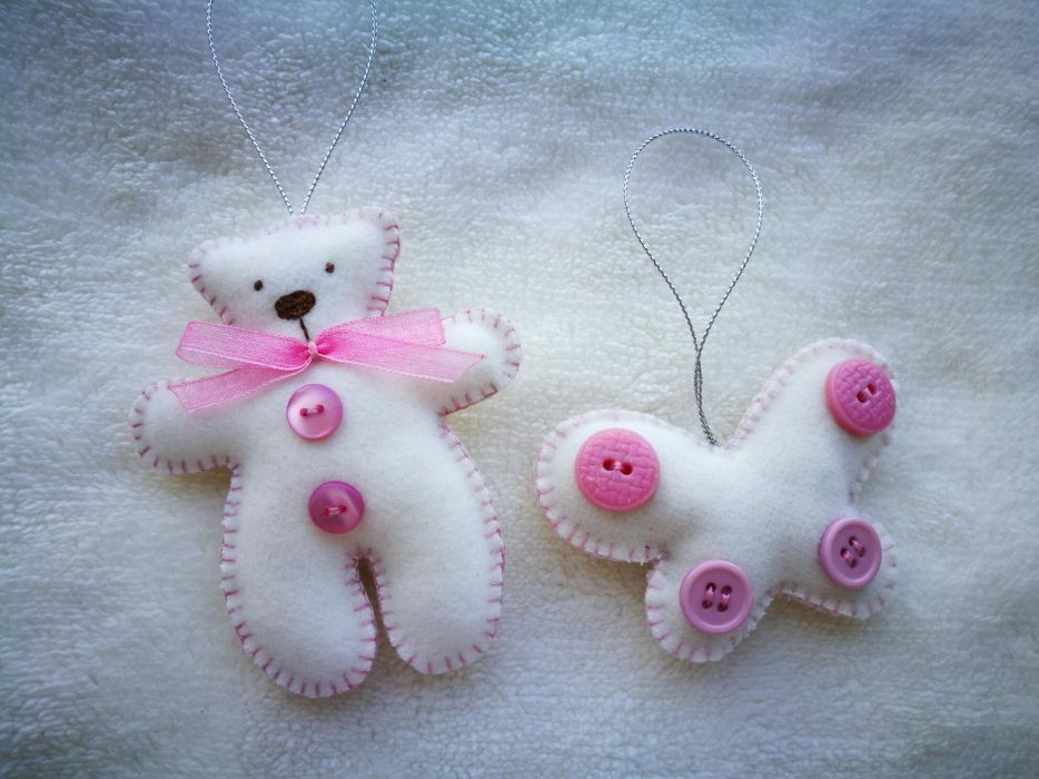 Игрушки на елку ручной работы