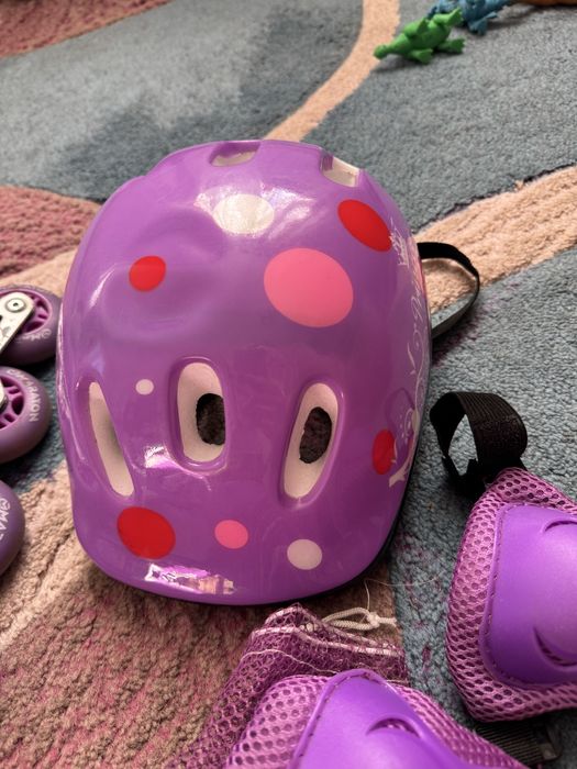 Дитячі розсувні ролики  із захистом та набором для перестановки коліс