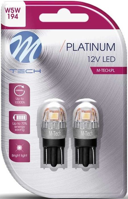 Lâmpadas LED M-Tech H7 H4 HB3 HB4 W5W Canbus