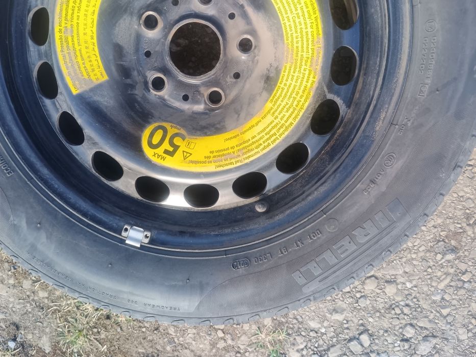Продам повнорозмірну  докатку (запаску) 215/55/ r16  5х112 з шинкою Pirelly за 4000 грн