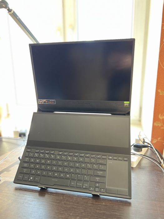 Asus/ROG/Zephyrus Duo 15/батарея70%/R9-5980/RTX3060/16G/1TB/