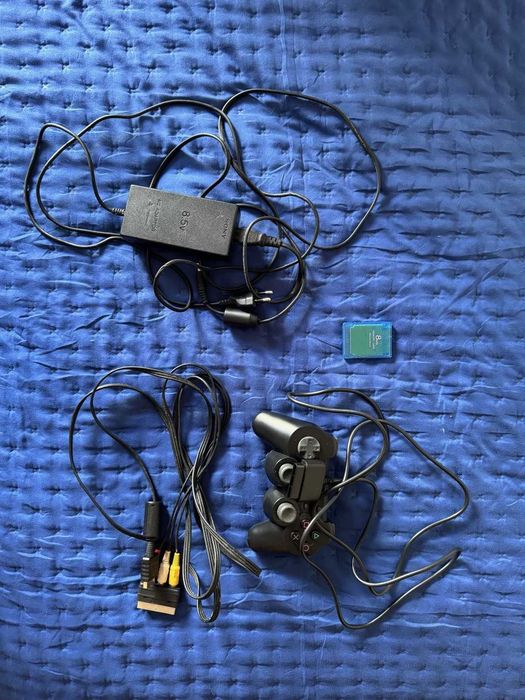Cabos, Comando e cartão de memória para PS2