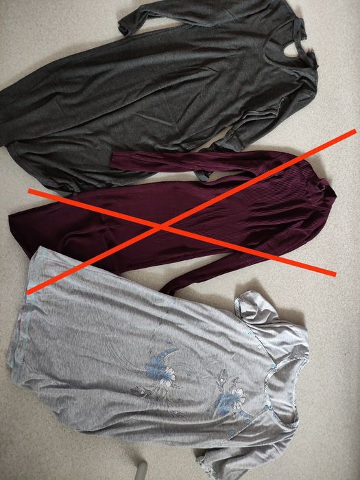 Zestaw ubrań ciążowych L XL XXL, sukienka ciążowa, koszula porodowa