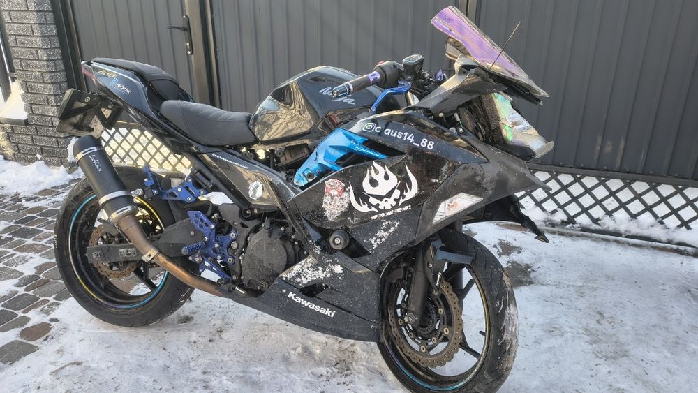 Kawasaki ninja 400 2018 рама документи двигун