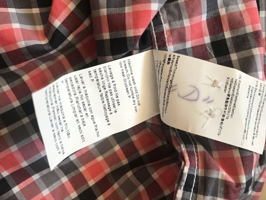Koszula męska w kratę Hugo Boss r. XL