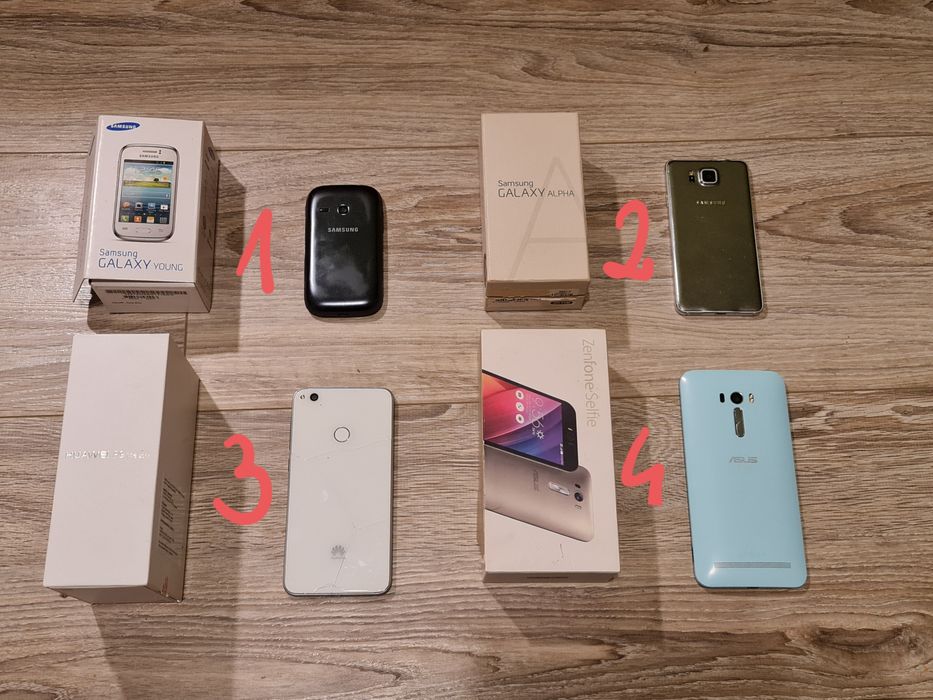 Zestaw telefonów