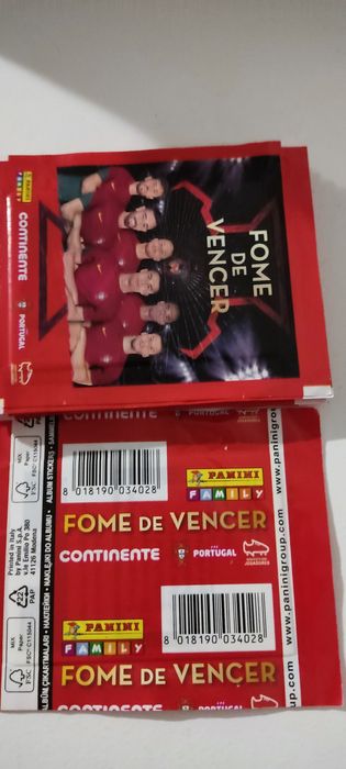 Carteiras de cromos Fome de Vencer 2022