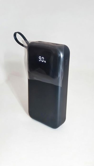 Повербанк 20000 mAh з дисплеєм, Type-C та 2 USB порти