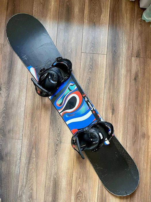 Deska Snowbordowa Burton Custom SuperFly II 153 + wiązania