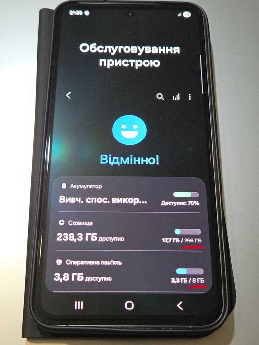 Samsung Galaxy S24 FE 8/256 graphite як новий
