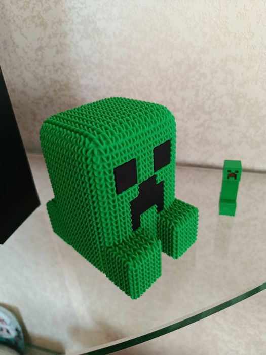 Minecraft Creeper 3D ‼️ фігурка Майнкрафт Крипер  Кіндер  джой
