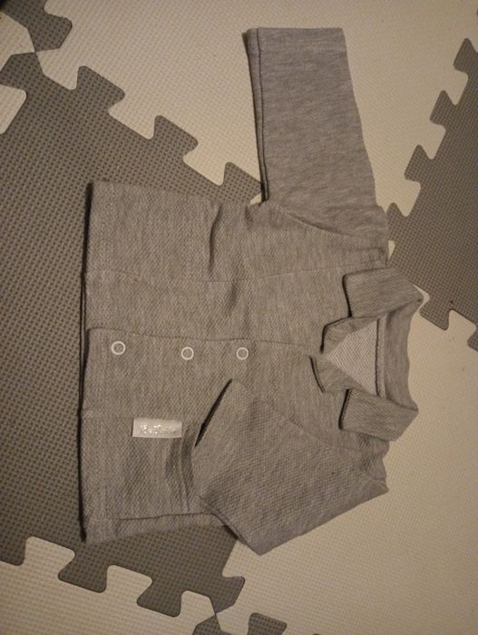 Komplet do chrztu dla chłopca. r.62 elegancki zestaw