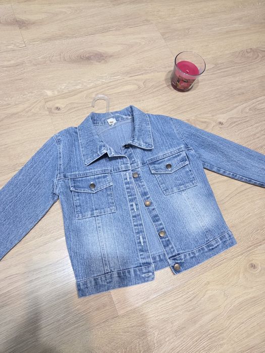 Katana r 122 dżinsowa kurtka dla dziewczynki