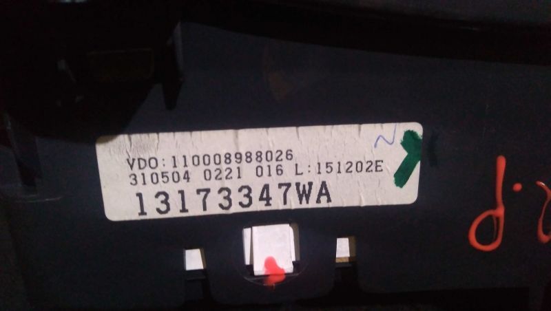Quadrante Opel Corsa C (X01)
