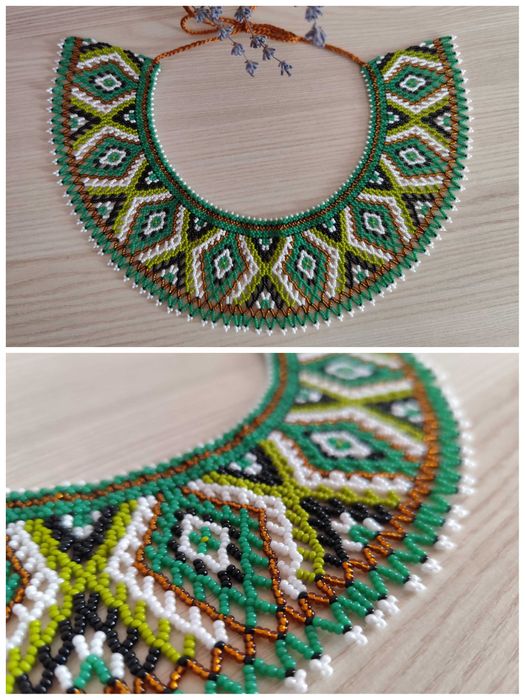 Намисто, силянка, стрічковий Гердан, ручна робота