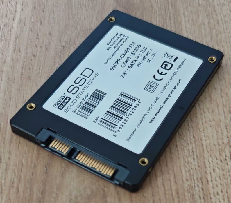 Dysk SSD GOODRAM 512GB 2,5" SATA lll CX400