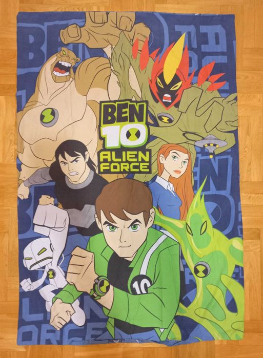 Pościel BEN TEN dla chłopca BEN 10 stan BDB  200cm x 135cm   200 x 135