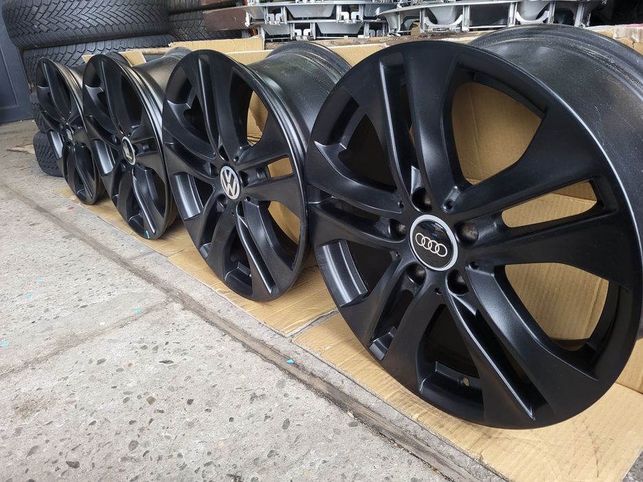 Alufelgi 5x112 17cali VW Audi Skoda Seat  Czarny Mat