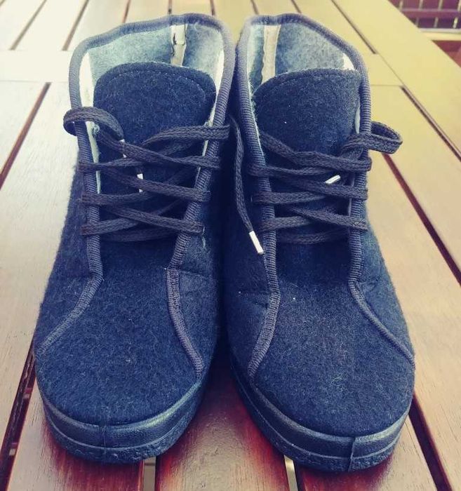 Damskie buty kapcie ocieplane