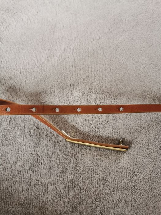 Brązowy cienki pasek, House, rozmiar M/L, 108 cm