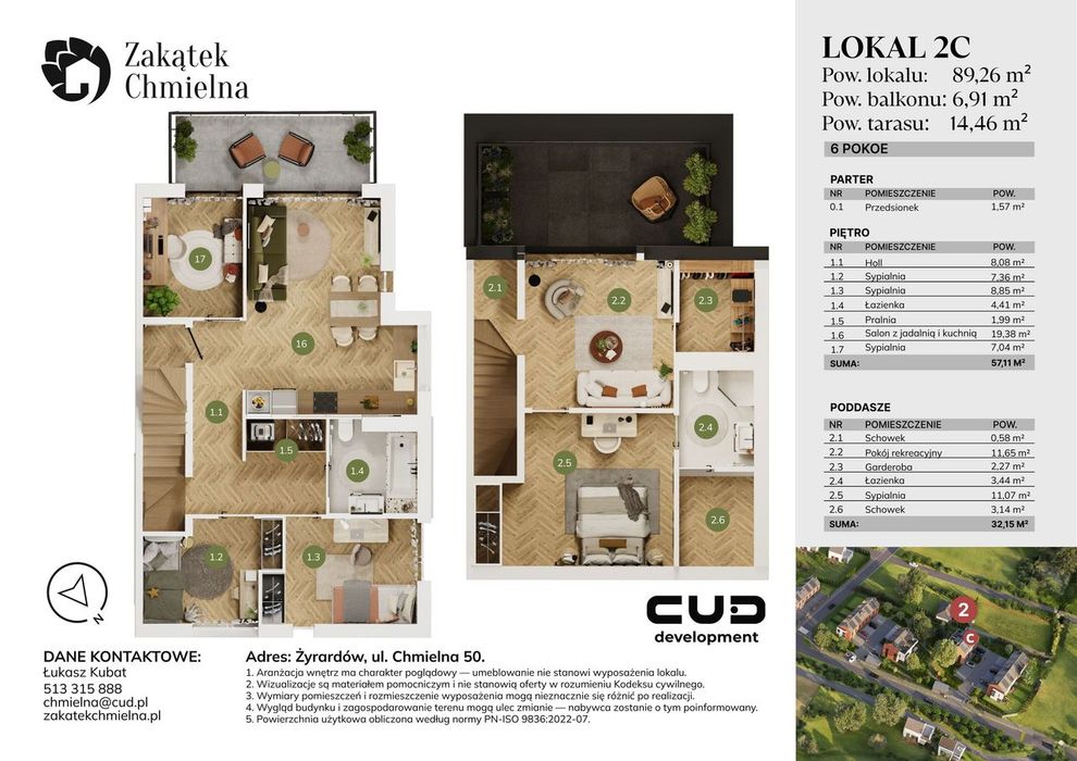 6-pokojowy dom 89m2 + taras Bez Pośredników