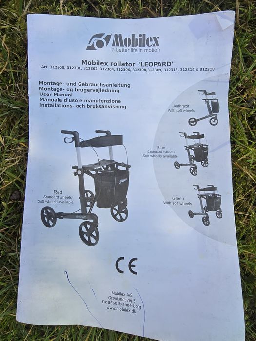 Ambona chodzik rollator balkonik  podpórka inwalidzka.Lekki aluminiowy