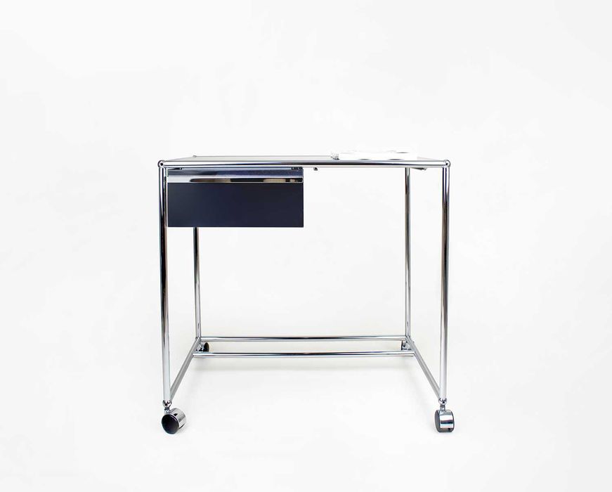 Biurko USM Haller vintage mid-century modern chrom bauhaus