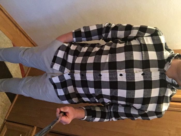 Koszula reserved krata XS