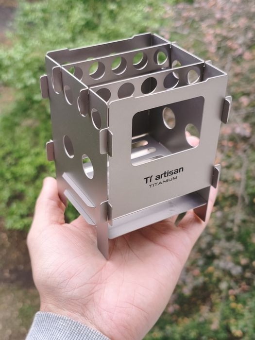 Пічка щепочниця титанова, туристична..