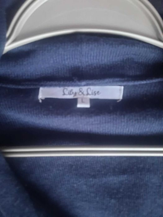 Kardigan, asymetryczny, rozmiar L