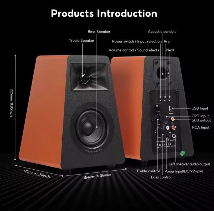 Колонки акустика Aiyima s30 для компьютера телевизора