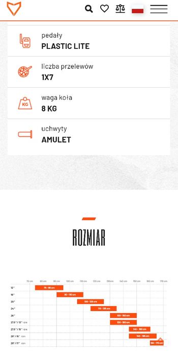 Amulet Fun 16", Lekki (8kg) rower dziecięcy