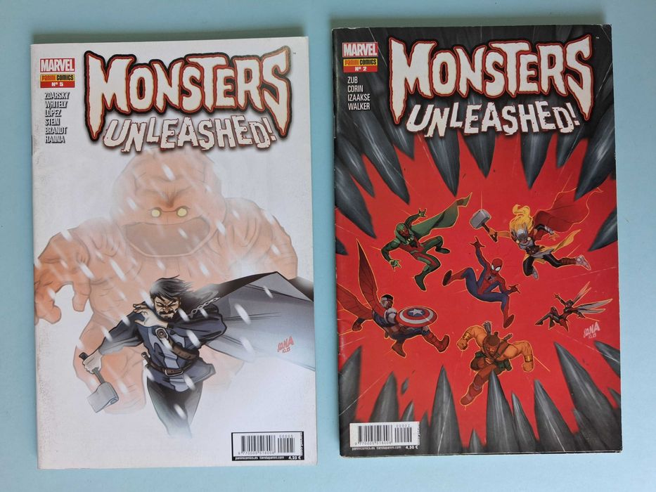MONSTERS UNLEASHED! # 1-6 Completa Panini Comics (Espanha)