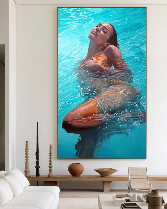 VibRaMy - NARODZINY VENUS Obraz Olejny 90x160 Malowany Ręcznie