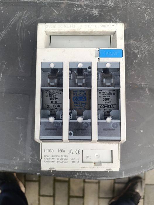Hager LT050 rozłącznik 160A