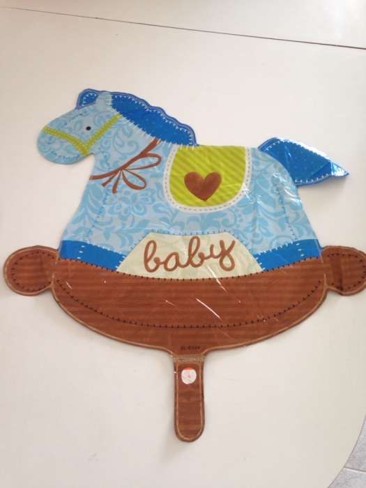 Balões e placas para cha de bebe