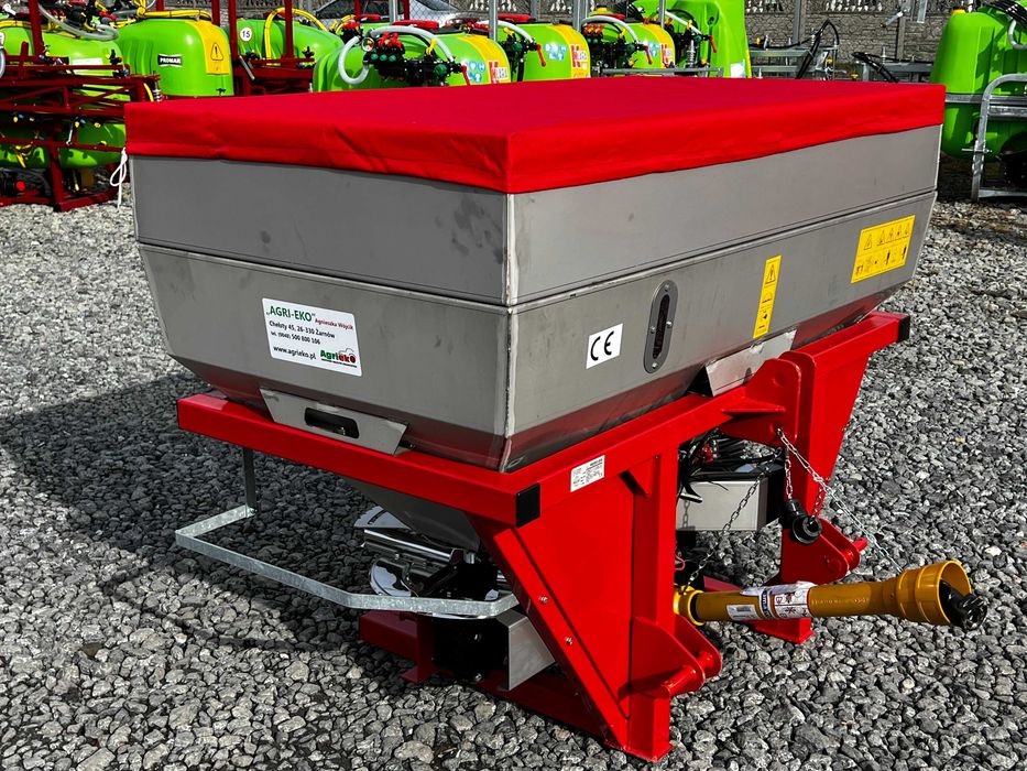 Rozsiewacz nawozów dwutarczowy 600/800/1200 plandeka +WOM +łącznik !!!