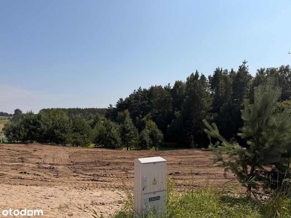 Działka budowlana z WARUNKAMI ZABUDOWY blisko jeziora - media