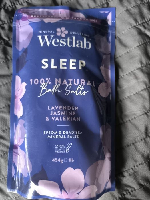 Sól do kąpieli lawenda, jaśmin, waleriana Westlab Sleep 454g