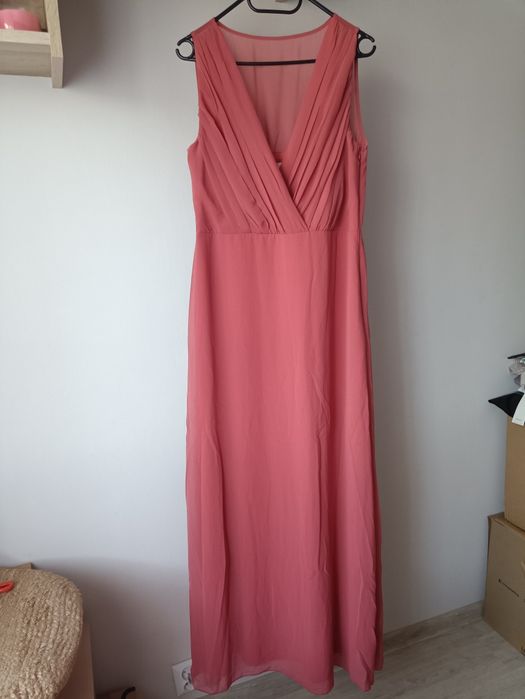 Vila rozmiar 38/40 M/L długa sukienka maxi na wesele dla świadkowej