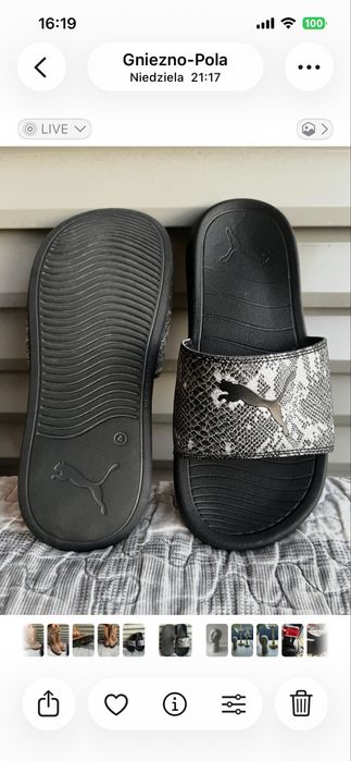 Klapki Puma  37