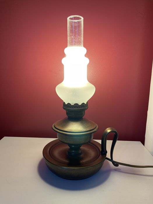 Conjunto candeeiro de teto e dois candeeiros de mesa de cabeceira