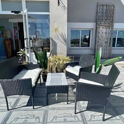 Conjunto de jardim barato/Sofá + cadeiras + mesa/Entrega gratuita em domicílio/Pagamento na entrega